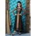 M16011 MEHAK BLACK & BEIGE GEORGETTE PARTY WEAR SUIT 